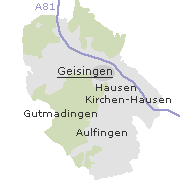 Markantes und Sehenswertes in der Innenstadt von Geisingen