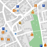 Sehenswertes und Markantes in der Innenstadt von Gerlingen