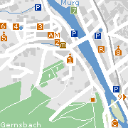 Sehenswertes und Markantes in der Innenstadt von Gernsbach