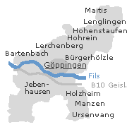 Göppingen, Stadtteile