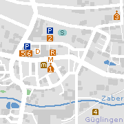 Sehenswertes und Markantes in der Innenstadt von Güglingen