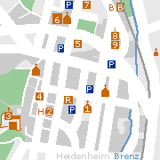 Sehenswertes und Markantes in der Innenstadt von Heidenheim