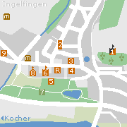 Sehenswertes und Markantes in der Innenstadt von Ingelfingen