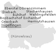 Orte im Stadtgebiet von Ingelfingen