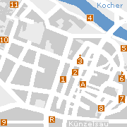 Sehenswertes und Markantes in der Innenstadt von Künzelsau