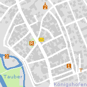 Sehenswertes und Markantes in der Innenstadt von Königshofen