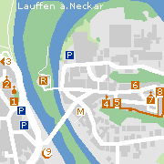Sehenswertes und Markantes in Lauffen am NeckarAuf dem Burgplatz ist sn Wochenenden von März bis Oktober fast immer was los