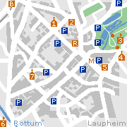 Markantes und Sehenswertes in der Innenstadt von Laupheim