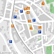 Sehenswertes und Markantes in der Innenstadt von Leimen