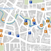 Markantes und Sehenswertes in der Innenstadt von Mössingen