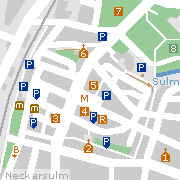 Neckarsulm, Sehenswürdigkeitenin der Innenstadt