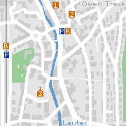 Sehenswertes und Markantes in der Innenstadt von Owen