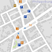 Sehenswertes und Markantes in der Innenstadt von Philippsburg