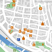 Sehenswertes und Markantes in der Innenstadt von Plochingen