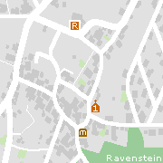 Sehenswertes und Markantes in der Innenstadt von Ravenstein