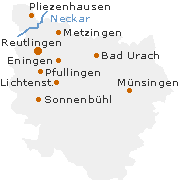 Reutlingen Kreis in Baden-Württemberg