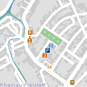 Sehenswertes und Markantes in der Innenstadt von Rheinau