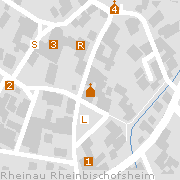 Sehenswertes und Markantes in der Innenstadt von Rheinau