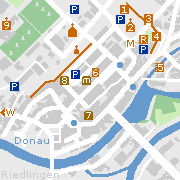Markantes und Sehenswertes in der Innenstadt von Riedlingen