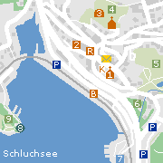 Sehenswertes und Markantes im Ortszentrum von Schluchsee