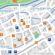 Sehenswertes und Markantes in der Innenstadt von Schopfheim