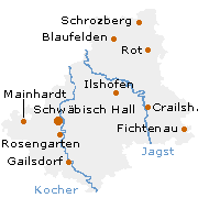 Schwäbisch Hall Kreis in Baden-Württemberg