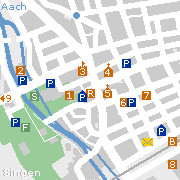 Sehenswertes und Markantes in der Innenstadt von Singen (Hohentwiel)