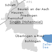 Orte im Stadtgebiet von Singen