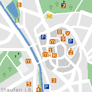 Sehenswertes und Markantes in der Innenstadt von Staufen im Breisgau