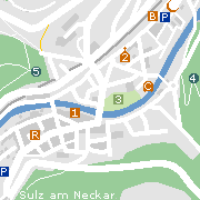 Sehenswertes und Markantes in der Innenstadt von Sulz am Neckar