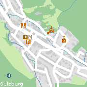 Markantes und Sehenswürdigkeiten in der Innenstadt von Sulzburg