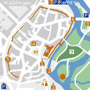 Sehenswertes und Markantes in der Innenstadt von Waiblingen