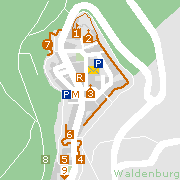 Sehenswertes und Markantes in der Innenstadt von Waldenburg im Hohenlohekreis