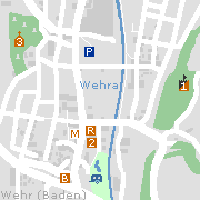 Sehenswertes und Markantes in der Innenstadt von Wehr (Baden)