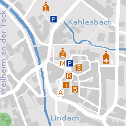Sehenswertes und Markantes im Zentrum von Weilheim an der Teck