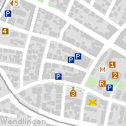 Sehenswertes und Markantes im Zentrum der Wendlingen am Neckar
