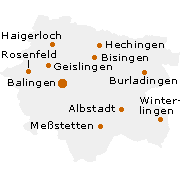 Zollern-Alb-Kreis in Baden-Württemberg