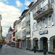 Marktstraße von Lahr im Schwarzwald