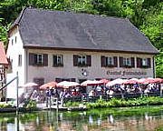 Gasthof an der Friedrichshöhle im Achtal