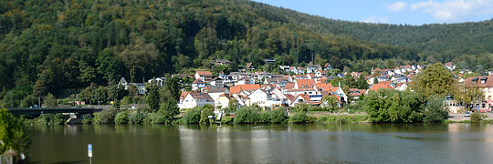 Kleingemünd gegenüber Neckargemünd © Bernd Schuldes/ fotobeede