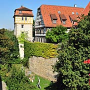 Graben vor dem Vellburg-Sporn
