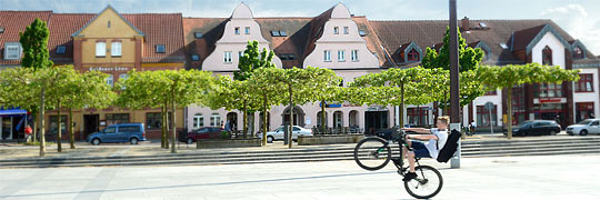 am Markt von Lübben