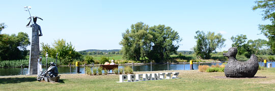 An der Havelpromenade von Premnitz
