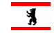 Flagge von Berlin
