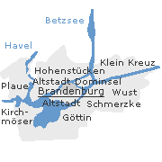 Brandenburg, Stadtteile