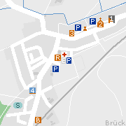 Sehenswertes und Markantes in der Innenstadt von Brück