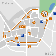Sehenswürdigkeiten in der Innenstadt von Dahme im Fläming