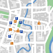Sehenswertes und Markantes in der Innenstadt von Forst