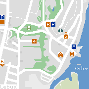 Sehenswertes und Markantes in der Innenstadt von Lebus