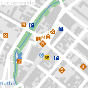 Sehenswertes und Markantes in der Innenstadt von Luckenwalde